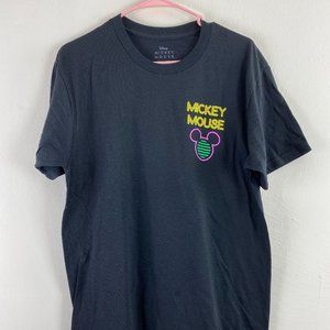 NWOT 90's Neon Mickey Mouse Shirt Crew Neck Unisex